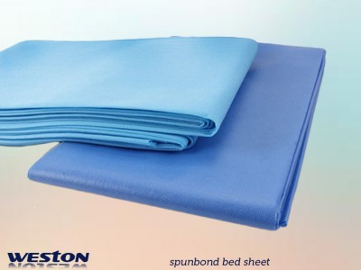 Disposable spunbond pp medical bed sheet