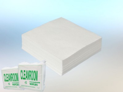 Wood pulp Polyester Spunlace Cleanroom Wipes